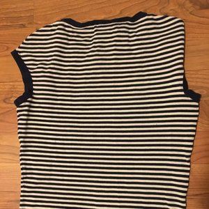 Cute Vintage Striped Crop